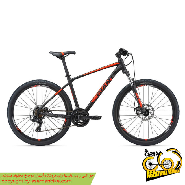 دوچرخه کوهستان دو منظوره جاینت مدل ای تی ایکس ۲ مشکی/قرمز سایز ۲۷٫۵ Giant ATX 27.5 2 2018