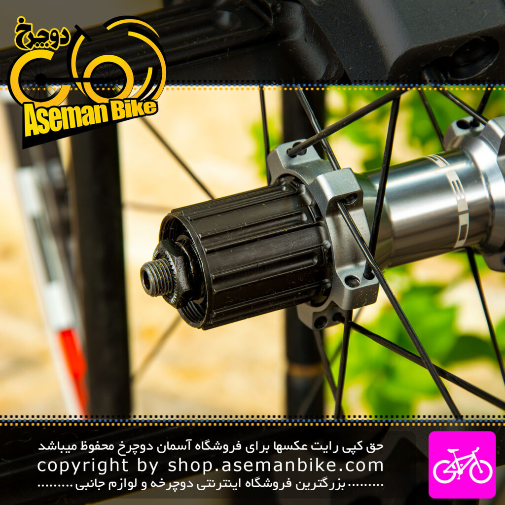 طوقه کامل جلو وعقب کربن دوچرخه کورسی شیمانو آر اس 80 سی 24 Shimano Carbon Rims RS80 C24