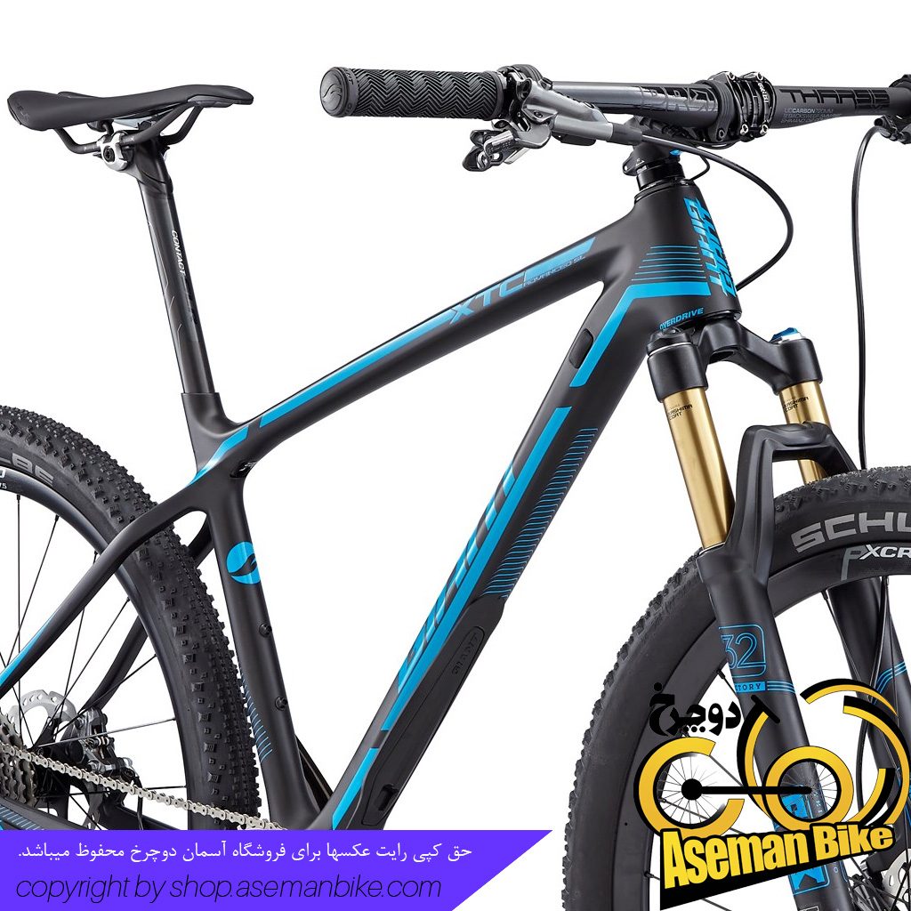 دوچرخه کوهستان کربن جاینت مدل ایکس تی سی ادونس اس ال 0 سایز 27.5 Giant XTC Advanced SL 0 2016