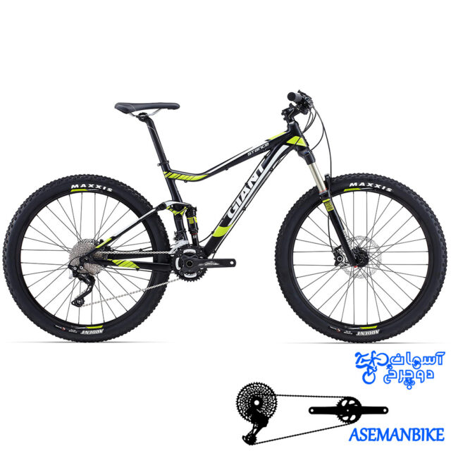دوچرخه فول ساسپینشن جاینت مدل استنتس 1 سایز 27.5 Giant Stance 1 2015