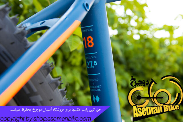 دوچرخه کوهستان کراس کانتری کیوب مدل آنالوگ سایز ۲۷.۵ نارنجی آبی 2017 Cube Mountain Bicycle Analog 27.5 2017