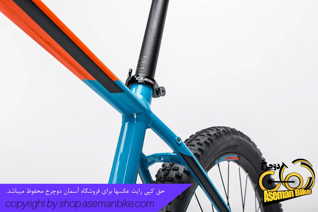 دوچرخه کوهستان کراس کانتری کیوب مدل اسید 2 ایکس سایز ۲۷.۵ 2017 آبی/نارنجی Cube Mountain Bicycle Acid 2X 27.5 2017