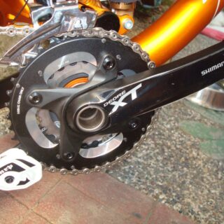 طبق قامه دوچرخه کوهستان شیمانو ایکس تی ام 785 Shimano Deore XT 10-speed FC-M785 38X24T