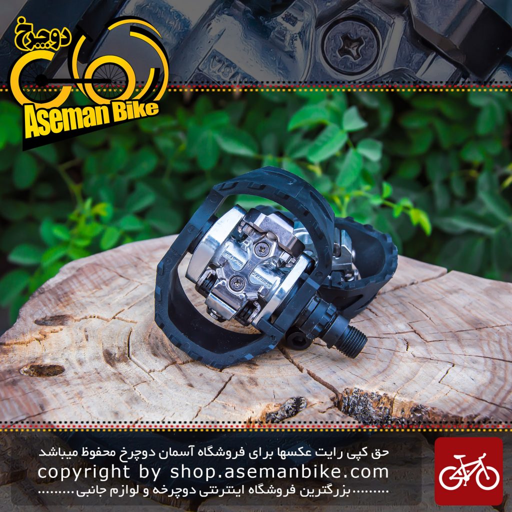 پدال دوچرخه کوهستان شیمانو لاک قفلی Shimano Pedal PD-M424