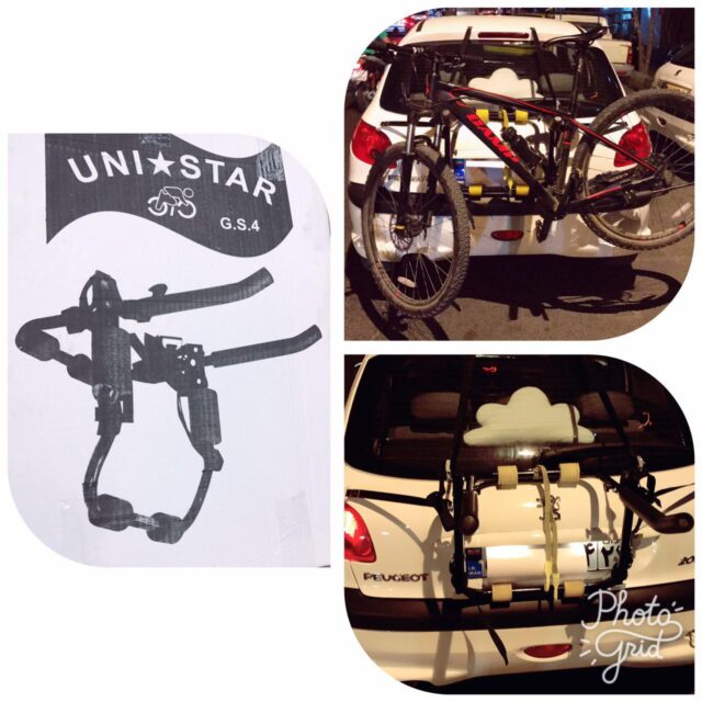 باربند ماشین صندوقی دوچرخه یونی استار جی اس 4 Car rack for Bike Uni Star GS4