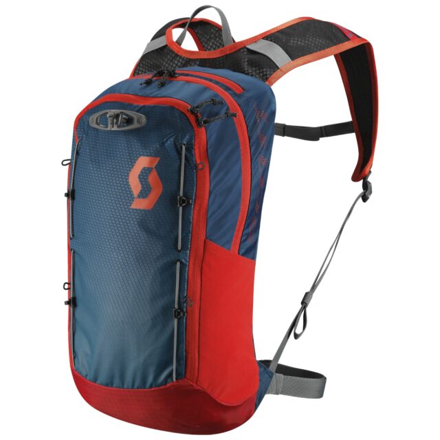 کیف کوله پشتی مخزن دار اسکات مدل تریل لایت قرمز آبی SCOTT Trail Lite FR' 14 Pack