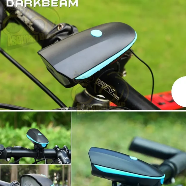چراغ جلو دوچرخه 7588و سفید روشن یو اس بی شارژی 250 لومن Reddo Super Bright Bike Light LED Waterproof Rechargeable 250 Lumen