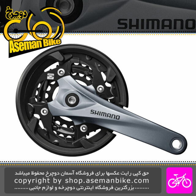 طبق قامه دوچرخه شیمانو مدل آسرا اف سی - ام 3000 40 و 30 و 22 دندانه Shimano Crankset Bicycle Acera FC-M3000 40X30X22T 175M 9 Speed
