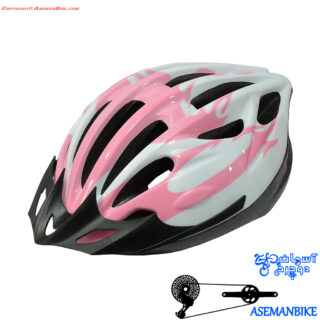کلاه دوچرخه سواری رولر بلید سفید صورتی Rollerblade Helmet Bicycle White Pink