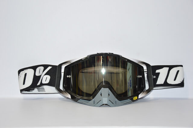 عینک دوچرخه دانهیل 100% مدل ریس کرفت مشکی سفید خاکستری Goggles 100% Race Craft