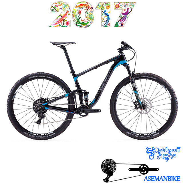 دوچرخه کراس کانتری فول ساسپنشن کربن جاینت مدل انتم ایکس ادونس سایز 29 2017 Giant Anthem Advanced X 29er