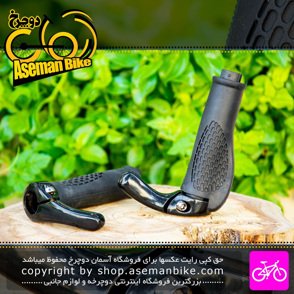 گریپ طبی دوچرخه ویوا مدل شاخ گاوی دار قفل دار VIVA Bicycle Handle Grips