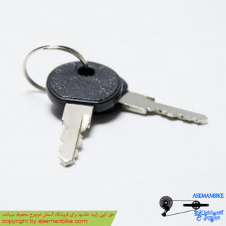 قفل کابلی کلیدی دوچرخه اوکی ضد سرقت مشکی مدل 012 OK Security Cable Lock 012