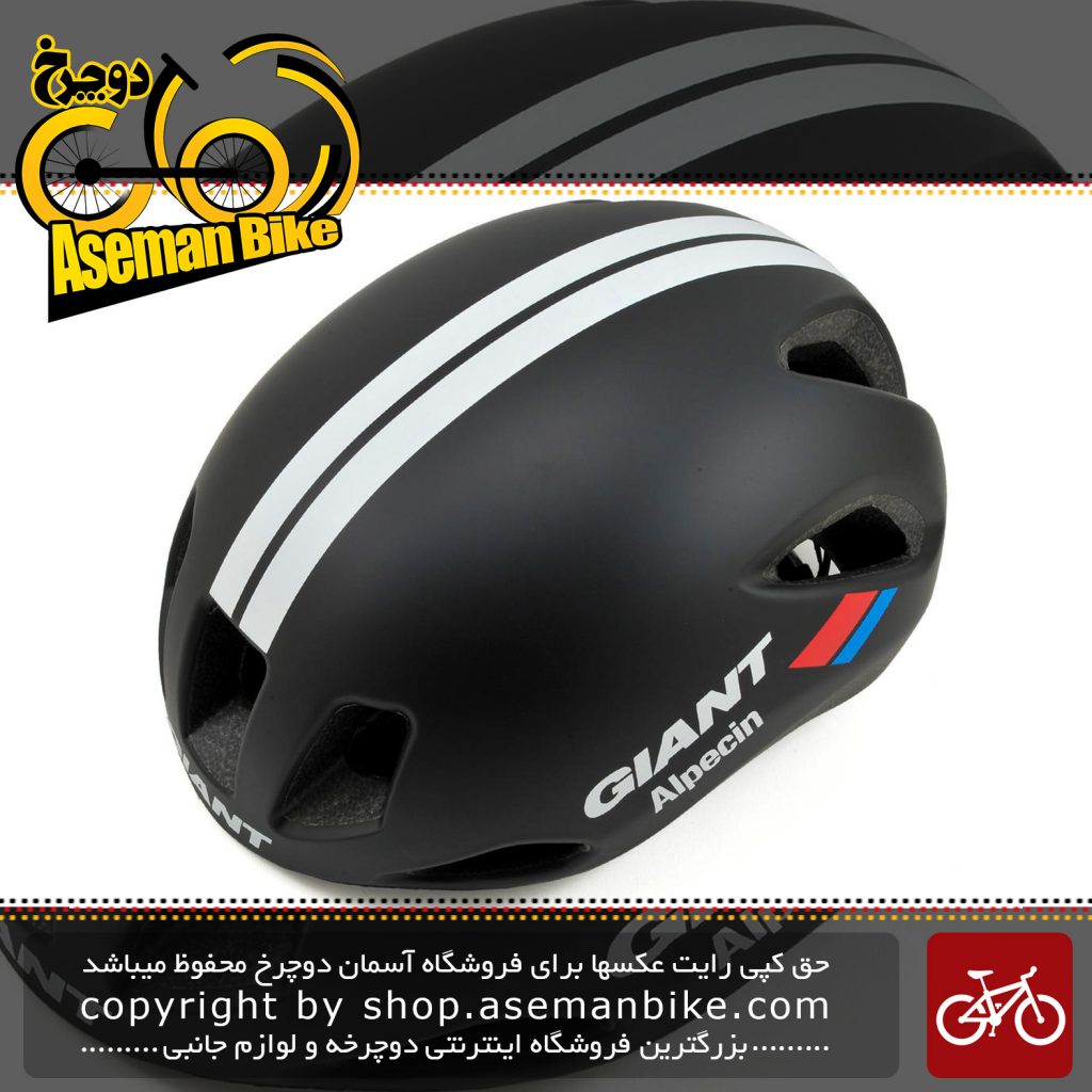 کلاه دوچرخه سواری جاینت آلپسین Giant Rivet Aero Road Helmet Alpecin Team Helmet 