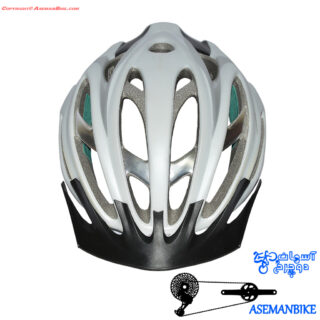 کلاه دوچرخه سواری جاینت مدل ایکزیون سفید و نقره ای Giant Helmet IXION Silver White