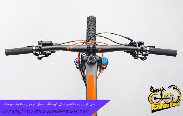 دوچرخه کوهستان کیوب مدل استریو 140 سایز 27.5 2017 خاکستری نارنجی Cube Stereo 140 HPA Pro 27.5 2017