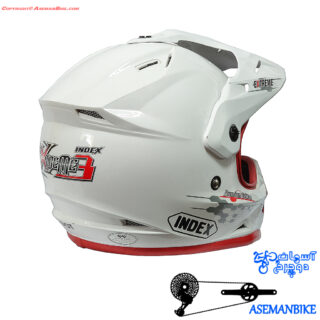 کلاه دوچرخه سواری دانهیل ایندکس ایکستریم سفید Index Helmet Extreme Premium Edition White