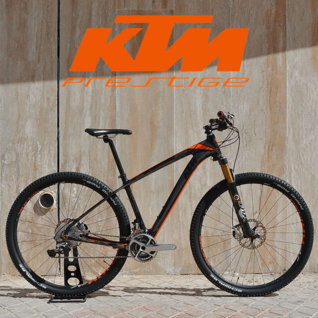 دوچرخه کوهستان کی تی ام کربن کار کرده مدل مایرون پرستیژ سایز 29 KTM Mountain Bike Myroon Prestige 29