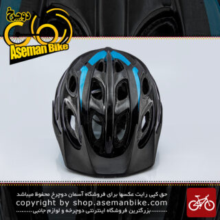 کلاه دوچرخه سواری جاینت مدل اگزمپت مشکی/آبی سایز 57-50سانتی متر Giant Bicycle Helmet EXEMPT Black/Blue size 50-57 cm