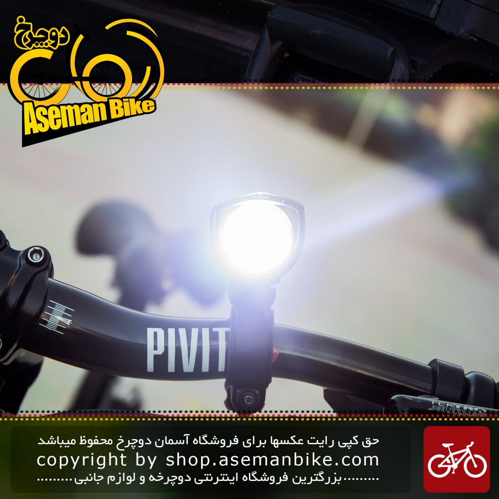 چراغ جلو دوچرخه ایکس سی مدل 163 ال ای دی 1 وات XC Bicycle Head Light 1 Watt
