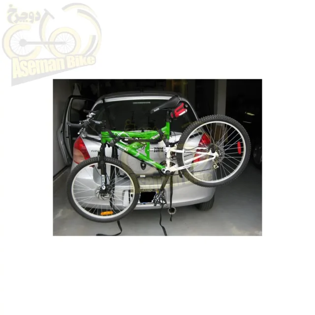 باربند حمل دوچرخه برند شکاری اصلی 4 بند برای ماشین بهترین کیفیت Bicycle Racks For Cars Shekari Best Quality