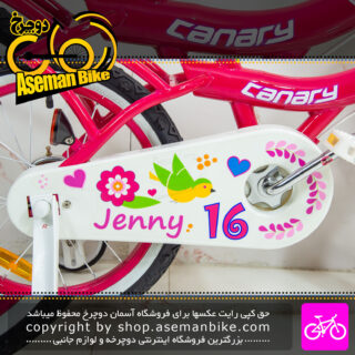 دوچرخه بچگانه دخترانه قناری مدل جنی سايز 16 Canary Kids Gril Bicycle Jenny16