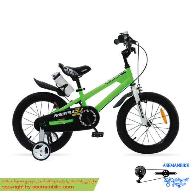 دوچرخه شهري قناري مدل فری استایل سبز سايز 12 Canary City Bicycle Freestyle 12