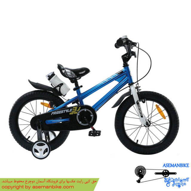 دوچرخه شهري قناري مدل فری استایل آبی سايز 16 Canary City Bicycle Freestyle 16