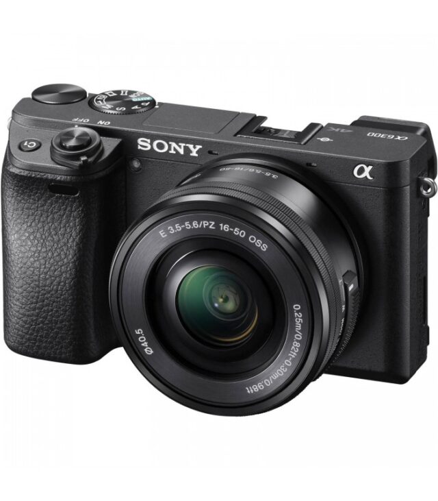 دوربین دیجیتال بدون آینه سونی مدل Sony Alpha A6300 Mirrorless Digital Camera With 16-55mm OSS Lens