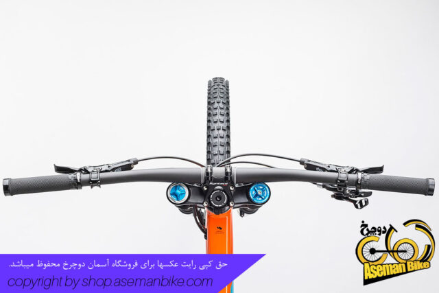 دوچرخه دانهیل کیوب مدل تو15 اچ پی ای - اس ال سایز 27.5 2017 آبی نارنجی Cube Downhill Bike TWO15 HPA SL 27.5 2017