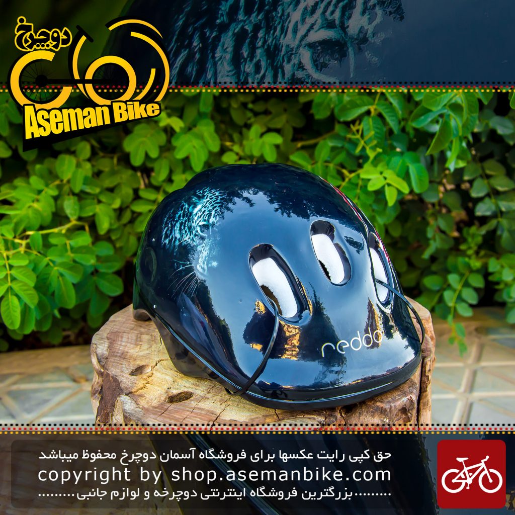 کلاه دوچرخه سواری بچه گانه ردو مشکی Reddo Bicycle Kids Helmet