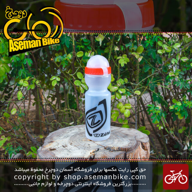 قمقمه دوچرخه زفال مشکی نارنجی ۷۵۰ سی سی Zefal Bicycle Bottle 750 CC