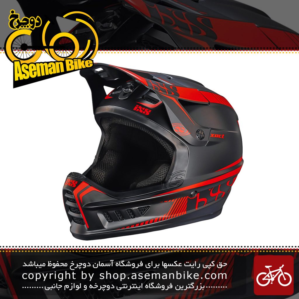 کلاه دوچرخه سواری آی ایکس اس IXS Xact Helmet Black Red