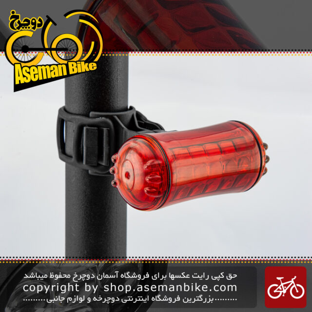 مجموعه ست چراغ جلو و عقب دوچرخه شکاری برند ایکس سی مدل 100 سی ، 102 Bicycle Light Set Front and Rear XC-100C102 Rear Light 5 Red LED Head Light 5 White LED