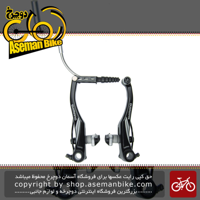ترمز ویبریک دوچرخه شیمانو مدل آسرا ام 432 با قابلیت شارژ مجدد لنت Shimano Bicycle Acera V-Brake BR M432 Charging pads