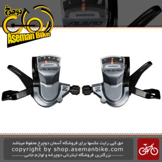 دسته دنده شیمانو دوچرخه مدل آلیویو اس ال ام 4000 Shimano Shifter Bicycle SL-M4000 3×9 Speed