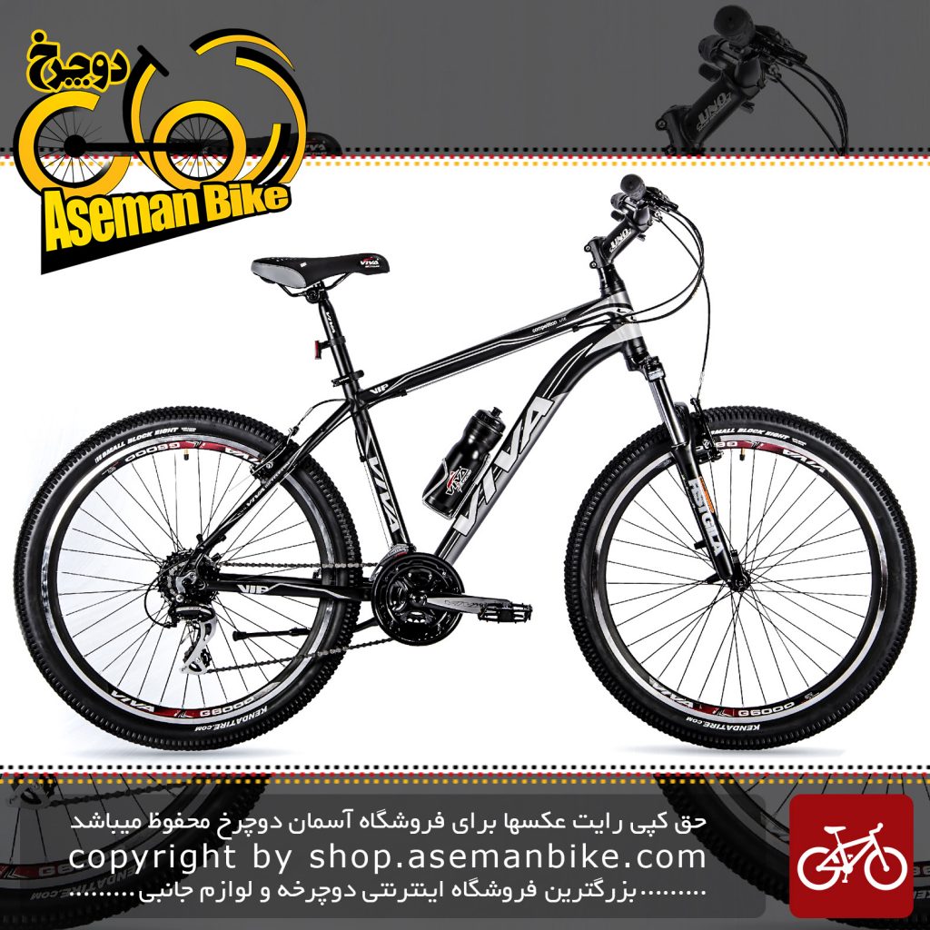 دوچرخه کوهستان شهری ویوا مدل وی آی پی 24 دنده شیمانو سایز 26 Viva Mountain City Bicycle VIP 18 26 2018
