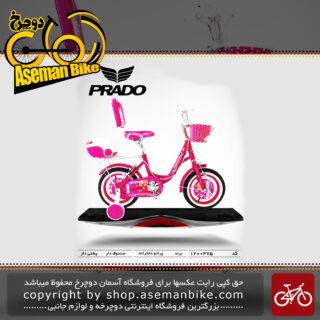 دوچرخه دخترانه پرادو تایوان صندوق و سبد دار مدل 375 سایز 12 PRADO Bicycle 375 Size 12 2019
