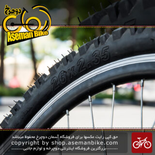 لاستیک تایر دوچرخه ساخت ایران یاسا عاج درشت سایز 26 در 2.35 Tire Bicycle Iran Yasa 26×2.35