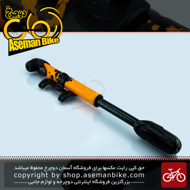 تلمبه دستی پی اس ای 87 دوچرخه زفال نارنجی/مشکی مدل Mini Pump Bicycle  zefal Orange/Black 8288 ۸۲۸۸