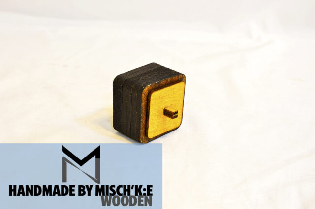 باکس چوبی کشابی مشکی برند مدل ایکس تی 008 Wooden Mini Box XT008 2019