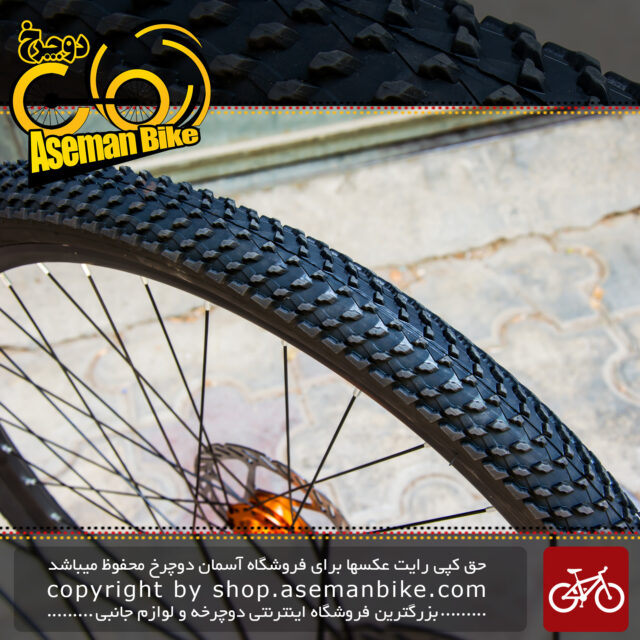 لاستیک تایر دوچرخه سایز 27.5 در 2.10 برند دلی استاندارد ژاپن ساخت اندونزی مدل عاج ریز Tire Bicycle Deli 27.5x2.10 650x54B 54-584