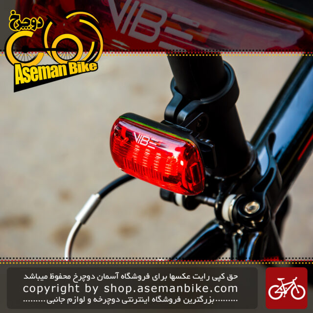 چراغ عقب دوچرخه برند وایب قرمز رنگ مدل سی دی 11 Bicycle Rear Light Vibe Brand Red CD11