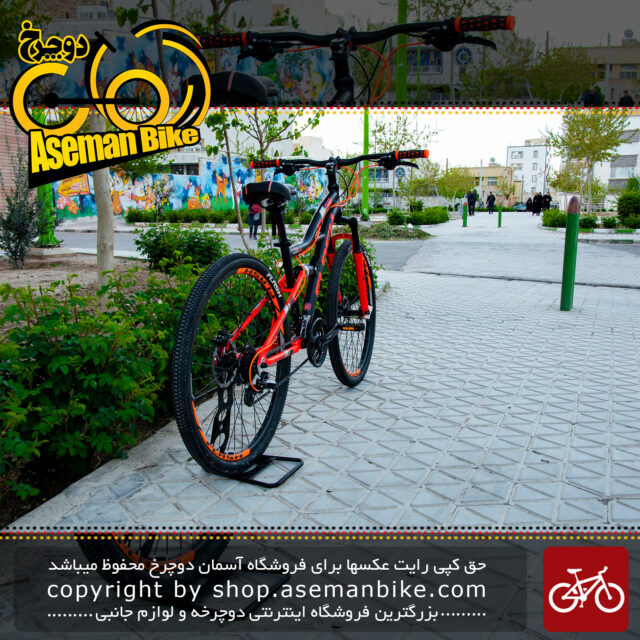 دوچرخه کوهستان فول ساسپنشن فلش مدل هاردراک 3 سایز 27.5 Flash Full Suspension Bicycle Hard Rock 3