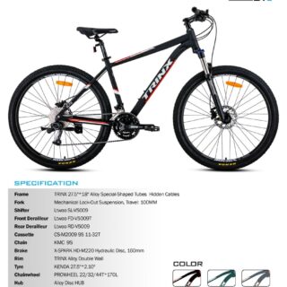دوچرخه کوهستان برند ترینکس طرح M700 Elite سایز 27.5 27 سرعته 2022 Trinx Mountain Bicycle M700 Elite 27.5 27 Speed 2022