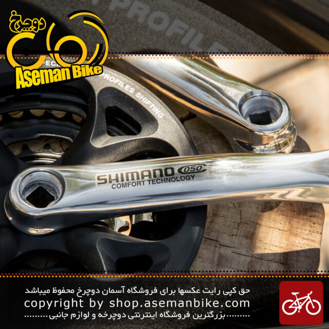 طبق قامه دوچرخه برند شیمانو مدل سی 050 Shimano Crankset C050