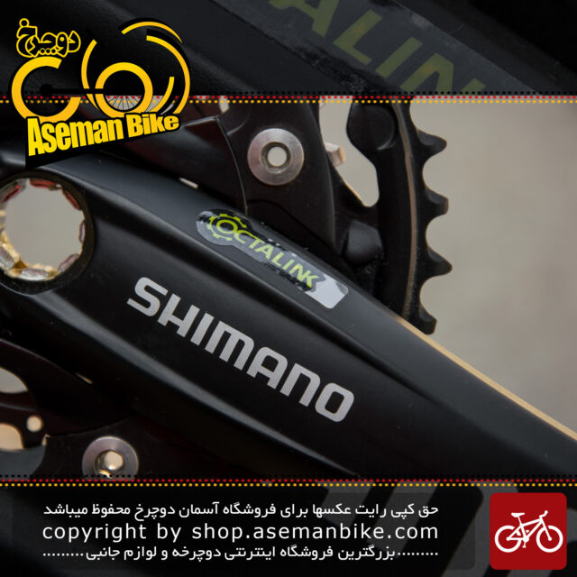 طبق قامه دوچرخه برند شیمانو مدل ام 522 Shimano Crankset M522