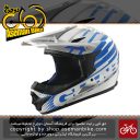 کلاه دوچرخه دانهیل جاینت مدل فاکتور رنگ آبی تیم سایز لارج/ایکس لارج 58 تا 62 سانتیمتر Giant Downhill Bicycle Helmet Factor Team Blue LG/XL 58-62cm 965g