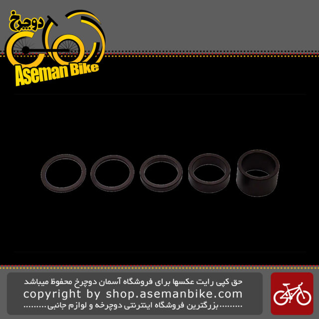 حلقه های کاسه دوشاخ دوچرخه پرو آلیاژی مدل 320492 PRO Spacer Set Alloy PR320492