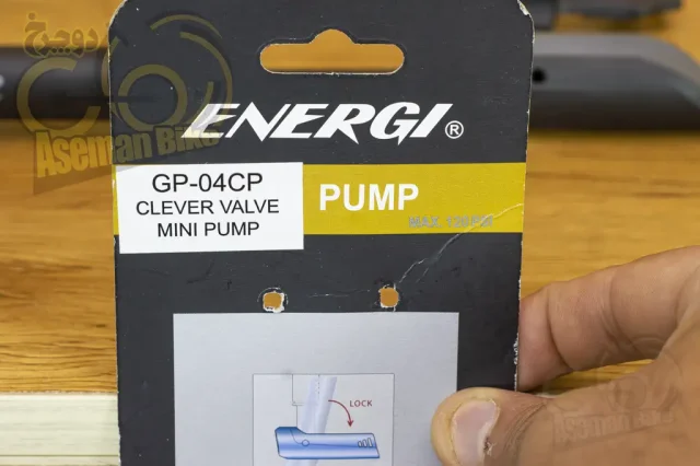 قیمت و خرید تلمبه دستی دوچرخه انرژی ENERGI Mini Pump GP-04CP ساخت تایوان